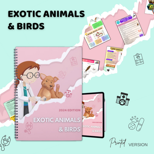 Exotic Animals & Birds | 48 Pages| 7 Topics