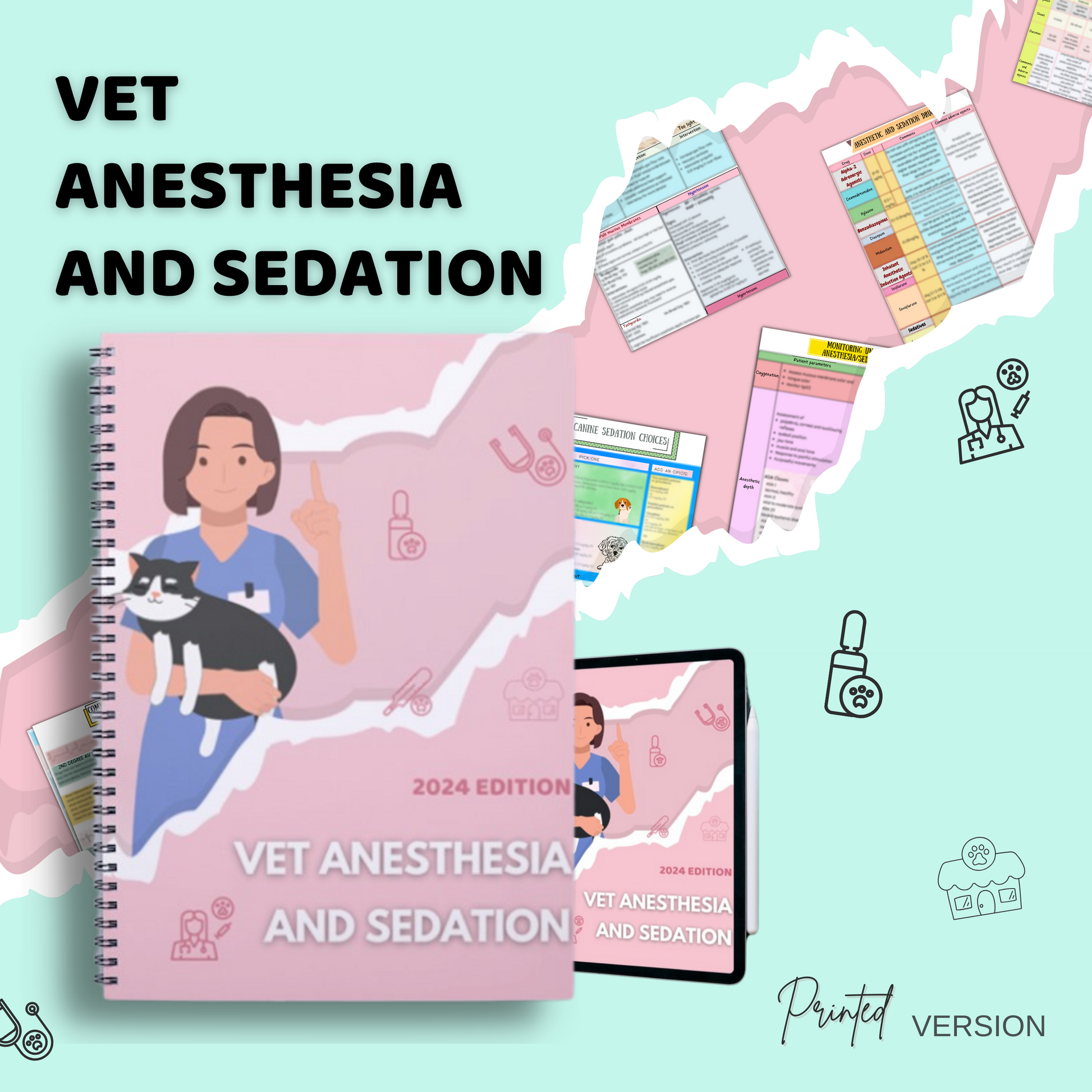 VET Anesthesia and Sedation|10 Pages| 6 Topics